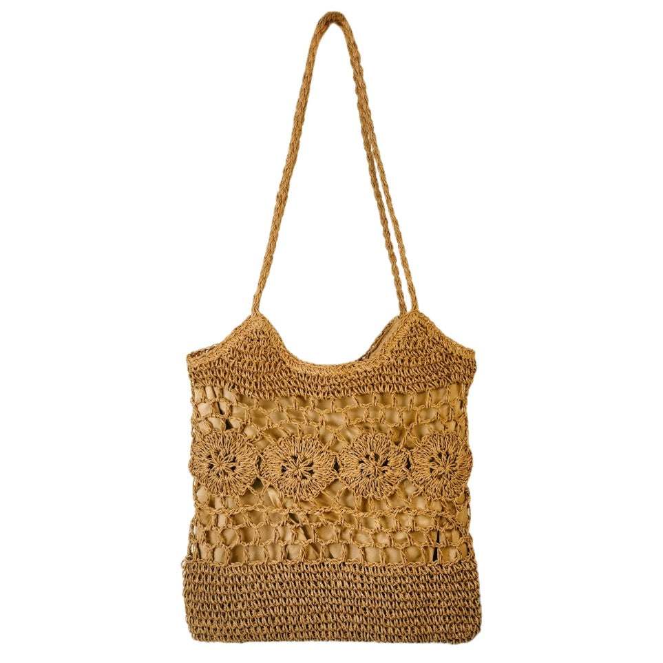 Handmade Macrame Tote Bag LoungeYard — product view 7