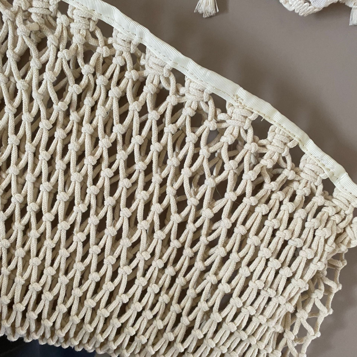 Net tote bag in boho style LoungeYard — product view 3