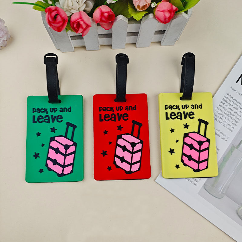 Unisex Vibrant Travel Luggage Identifier LoungeYard — product view 7