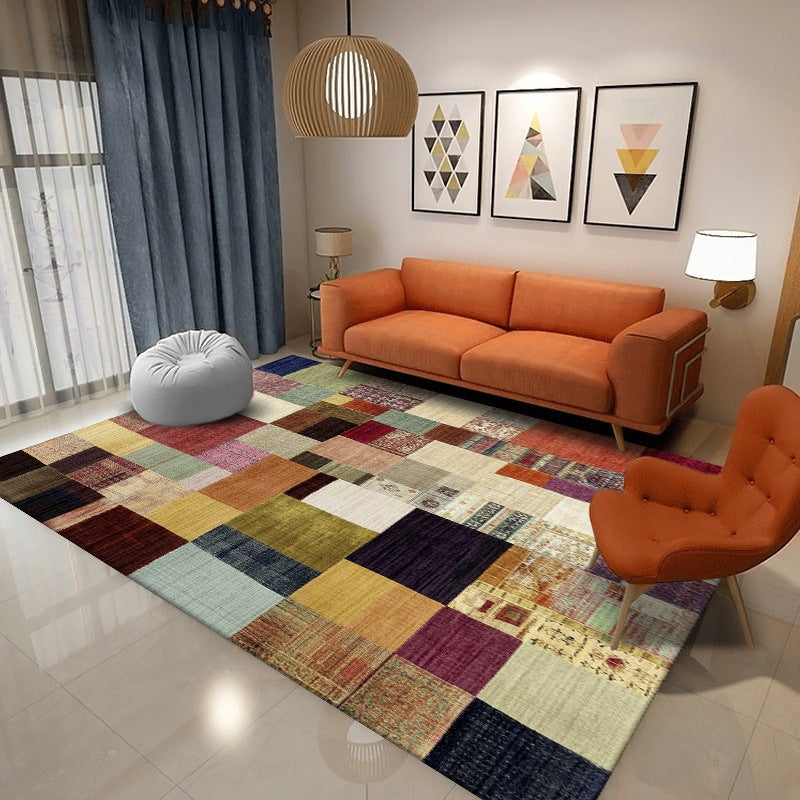 Geometric Pattern Area Rug Bowlift — product view 5