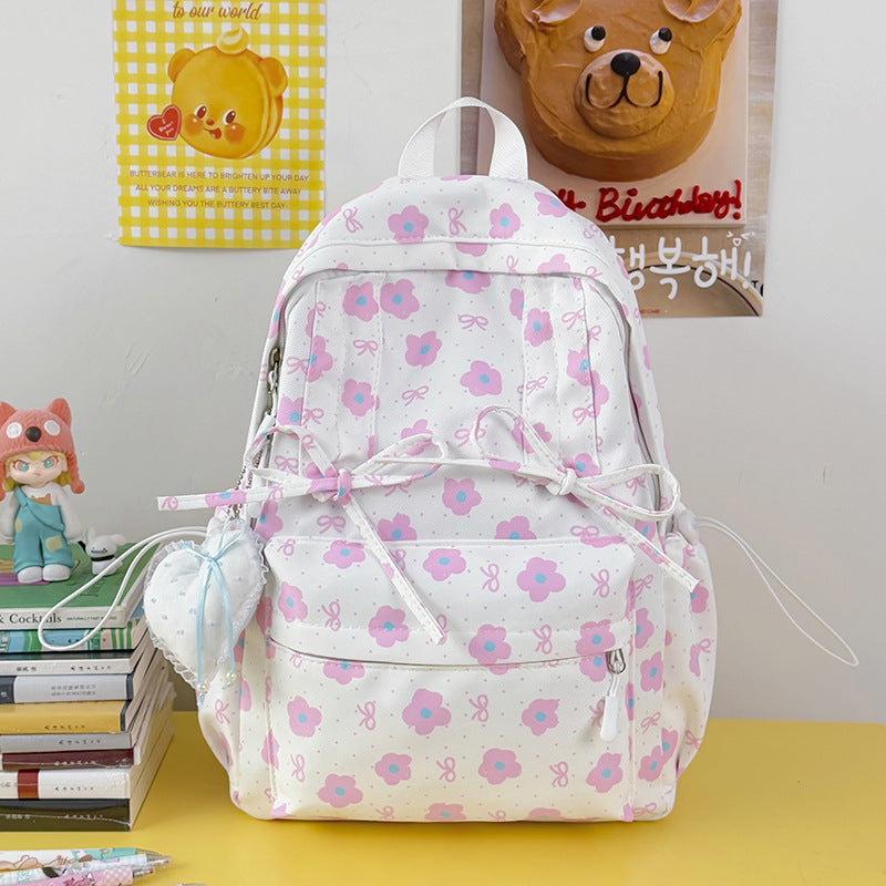 Floral Design Backpack LoungeYard — product view 7