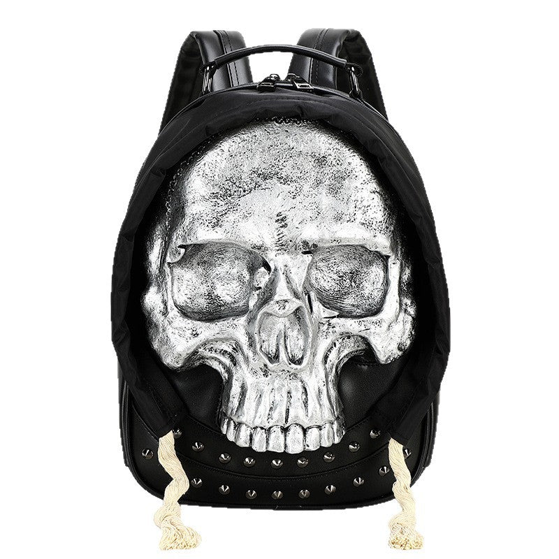 Creative backpack with skull design LoungeYard — product view 4