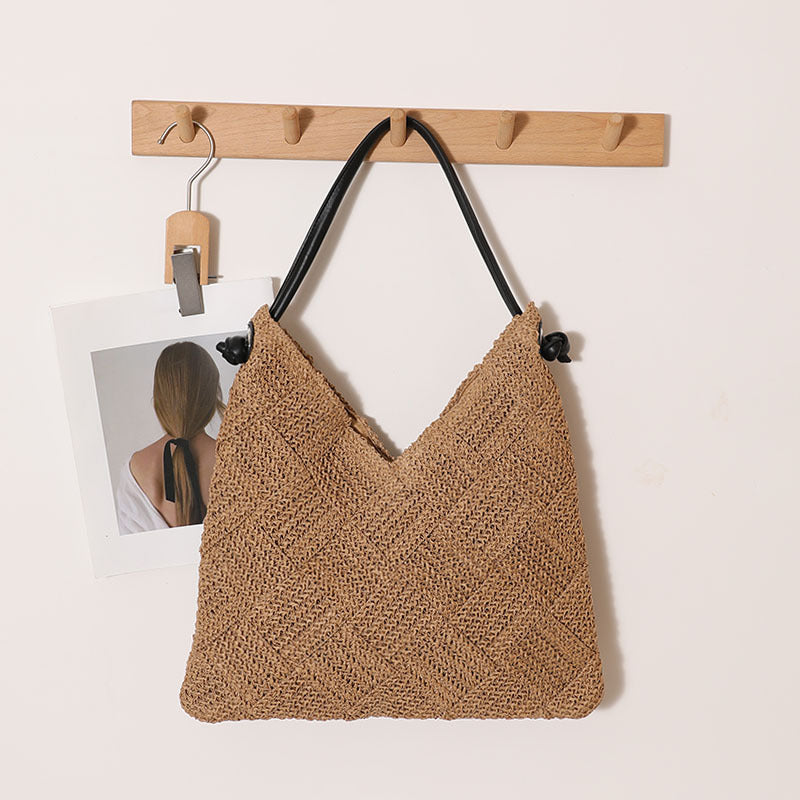 Braided Shoulder Bag Made of Natural Materials LoungeYard — product view 7