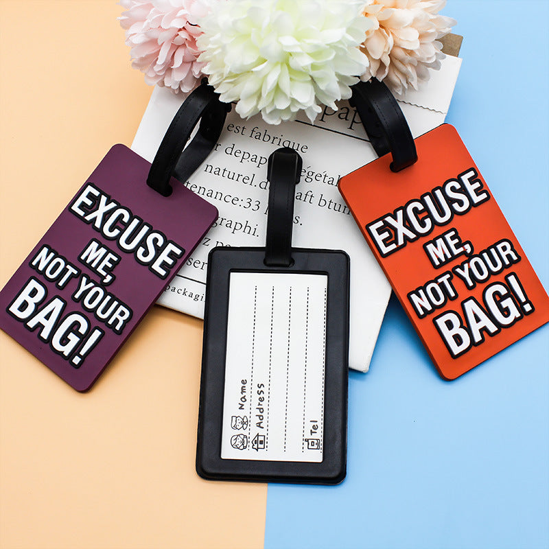 Unisex Quirky Travel Luggage Identifier LoungeYard — product view 6