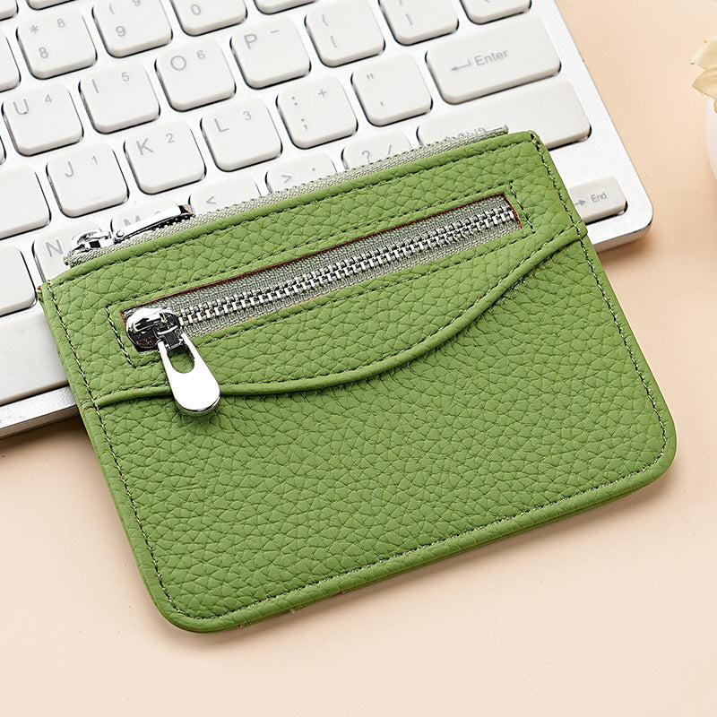 Textured Leather Cardholder — product view 4