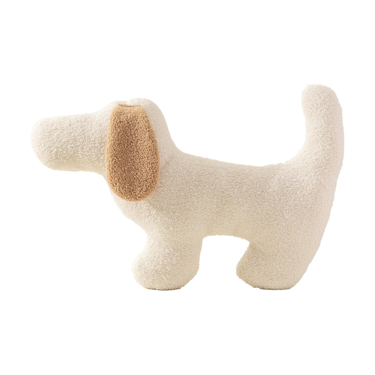 Cuddle teddy cushion made of boucle with ergonomic back support — product view 5