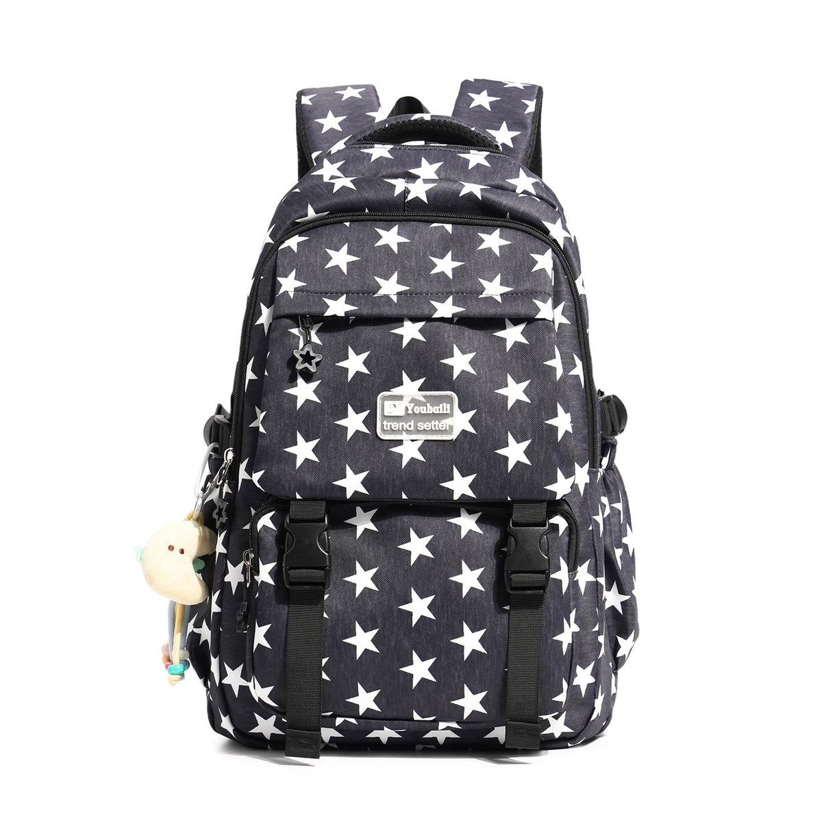 Stylish Star-Embellished Casual Backpack LoungeYard — product view 7