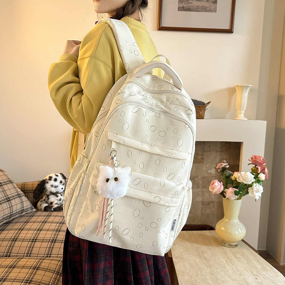 Decorative Cartoon-Themed Backpack LoungeYard — product view 2