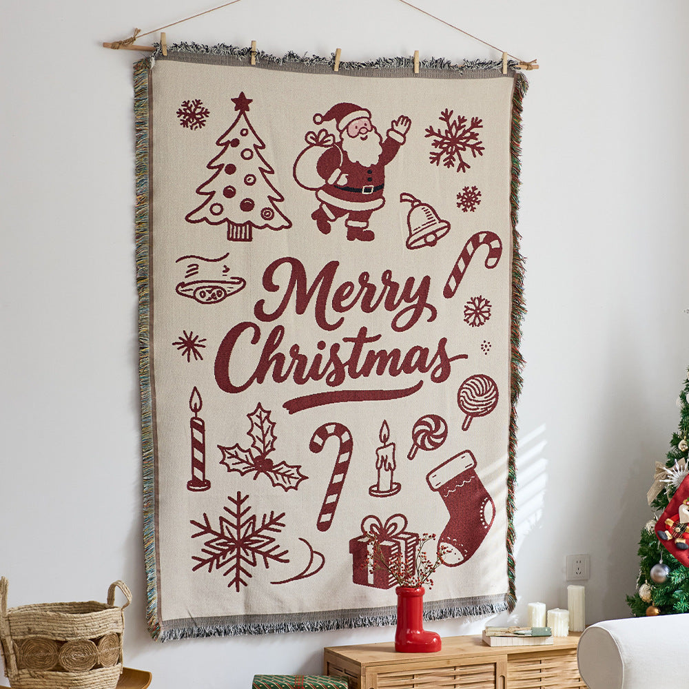 Festive Character-Themed Throw Blanket — product view 4