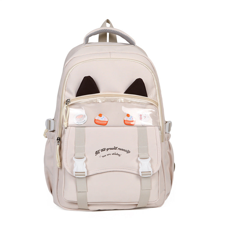 Cute Cat-Ear Backpack LoungeYard — product view 5