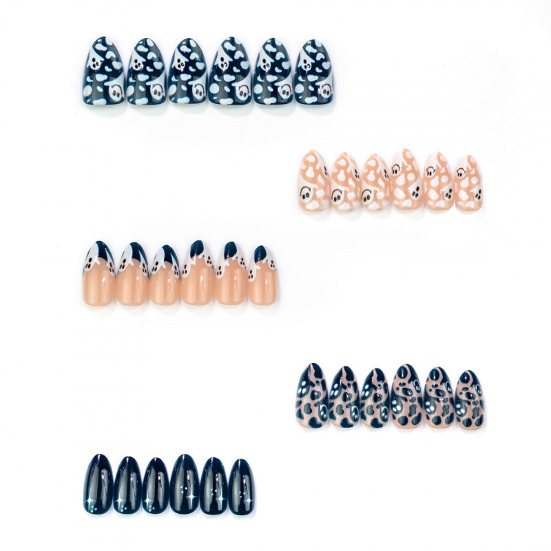 Artistic Press-On Nail Set with Unique Patterns — product view 3