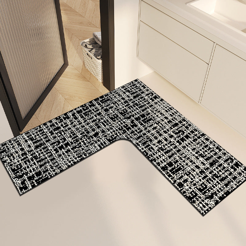 Luxurious Abstract Patterned Bathroom Mat — product view 4