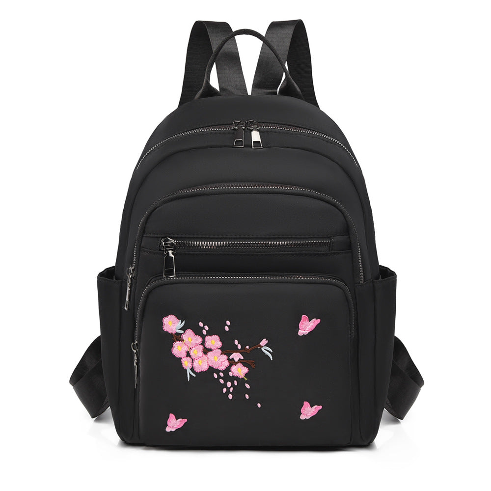Elegant Embroidered Mini Backpack — product view 1