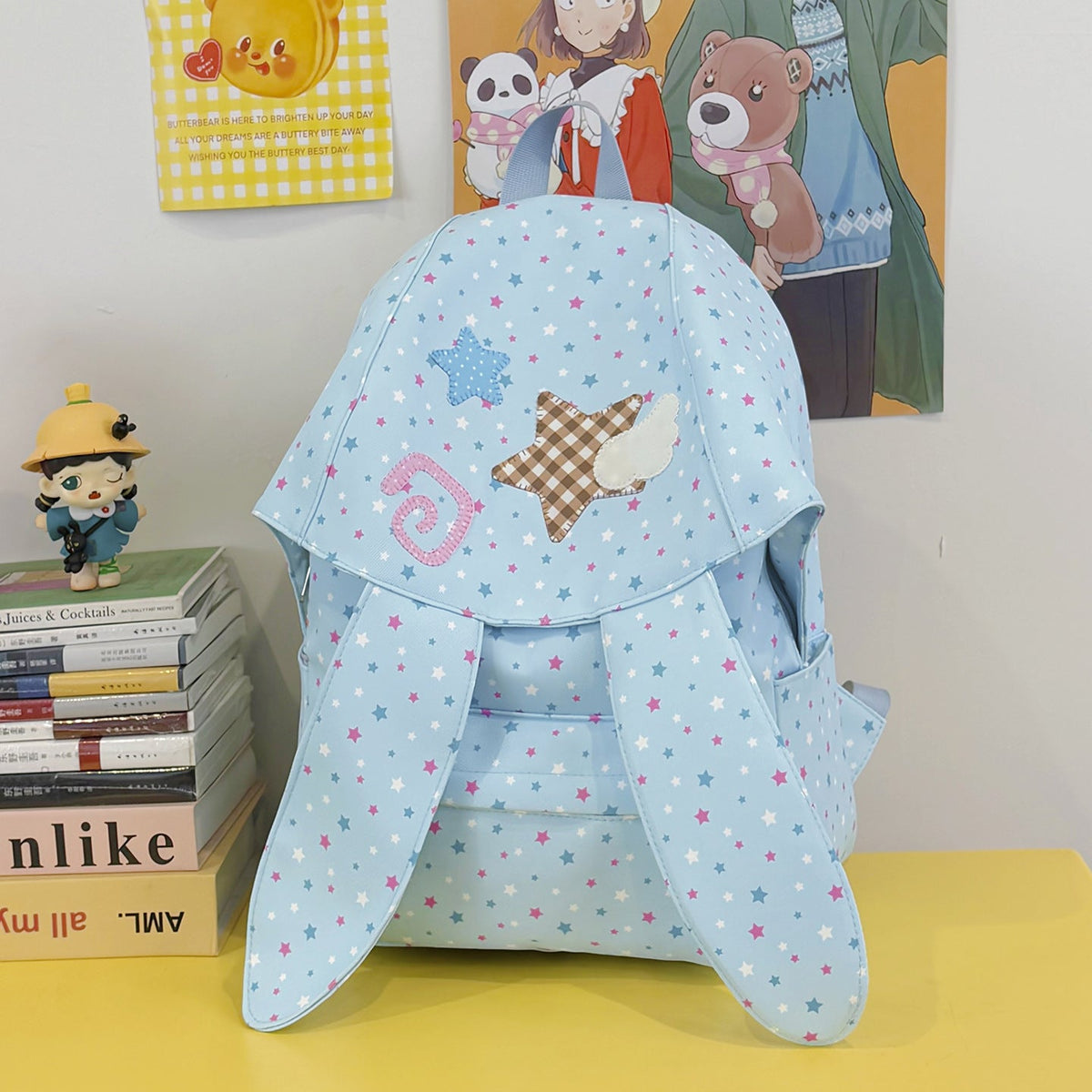 Cute Bunny-Ear Decorative Backpack LoungeYard — product view 7