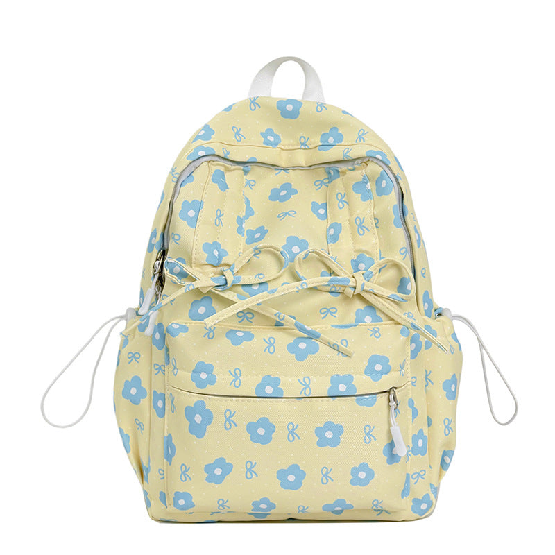 Floral Print Backpack LoungeYard — product view 3