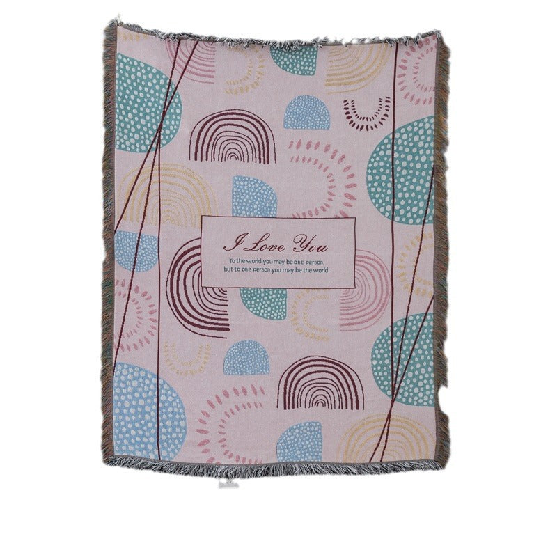 Inspirational Quote Decorative Throw Blanket — product view 5