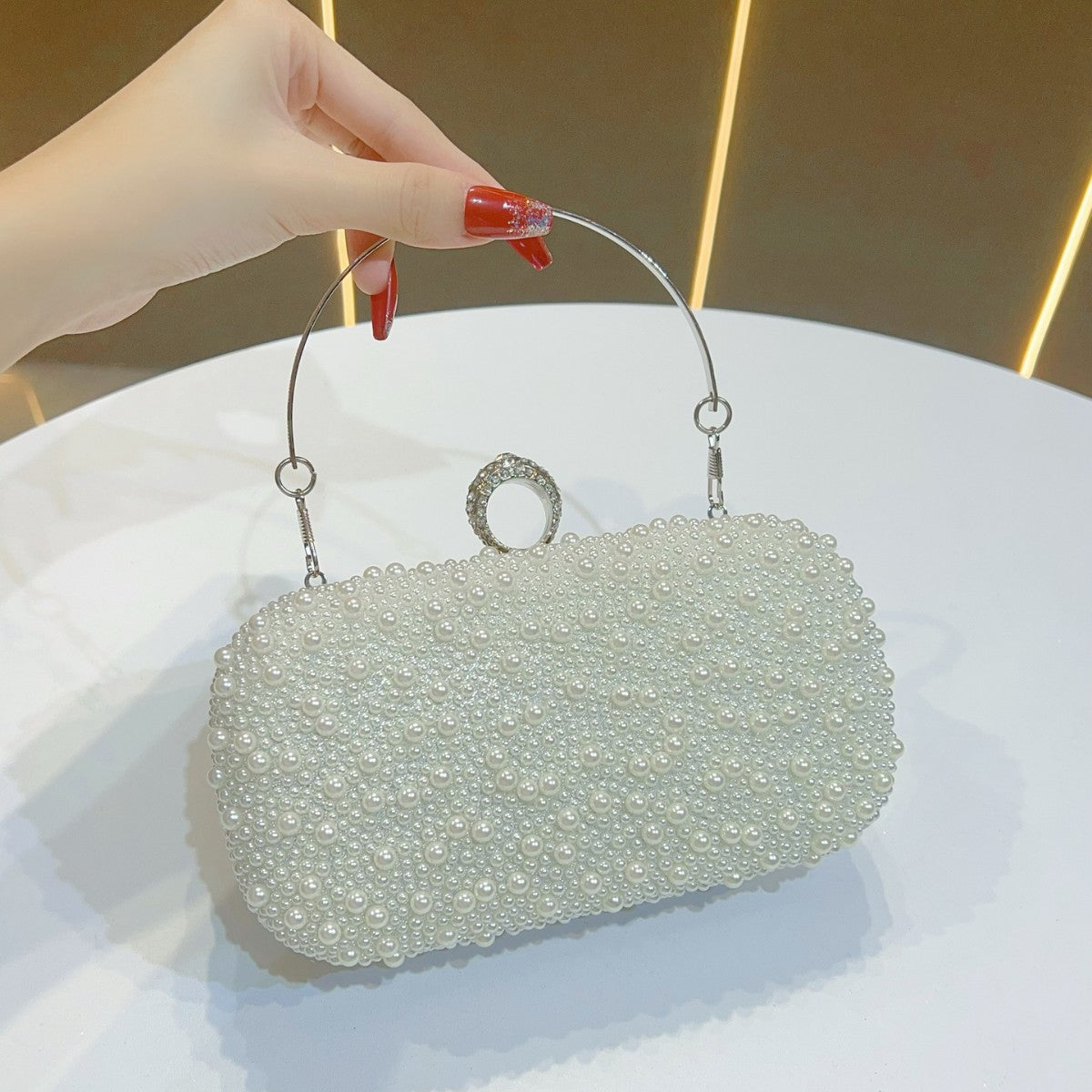 Elegant Beaded Evening Clutch — product view 4