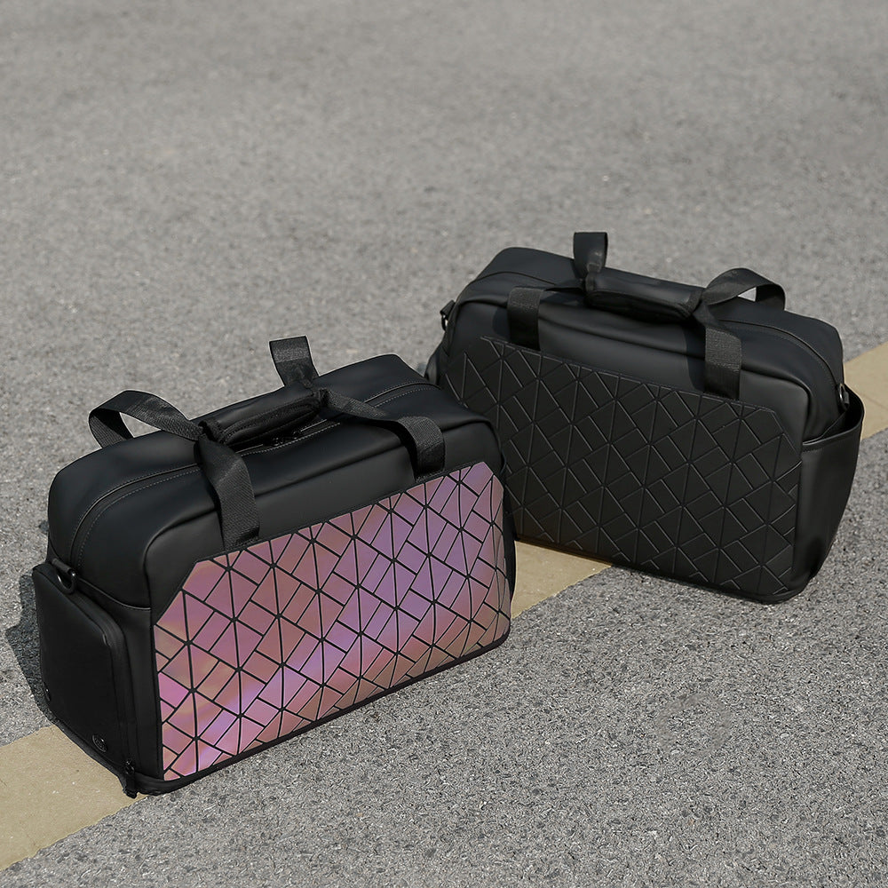 Trendy Multi-Compartment Travel Duffel Bag LoungeYard — product view 1
