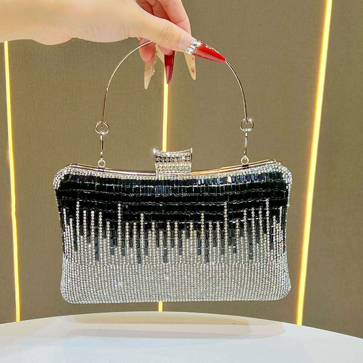 Decorative Crystal Clutch — product view 7