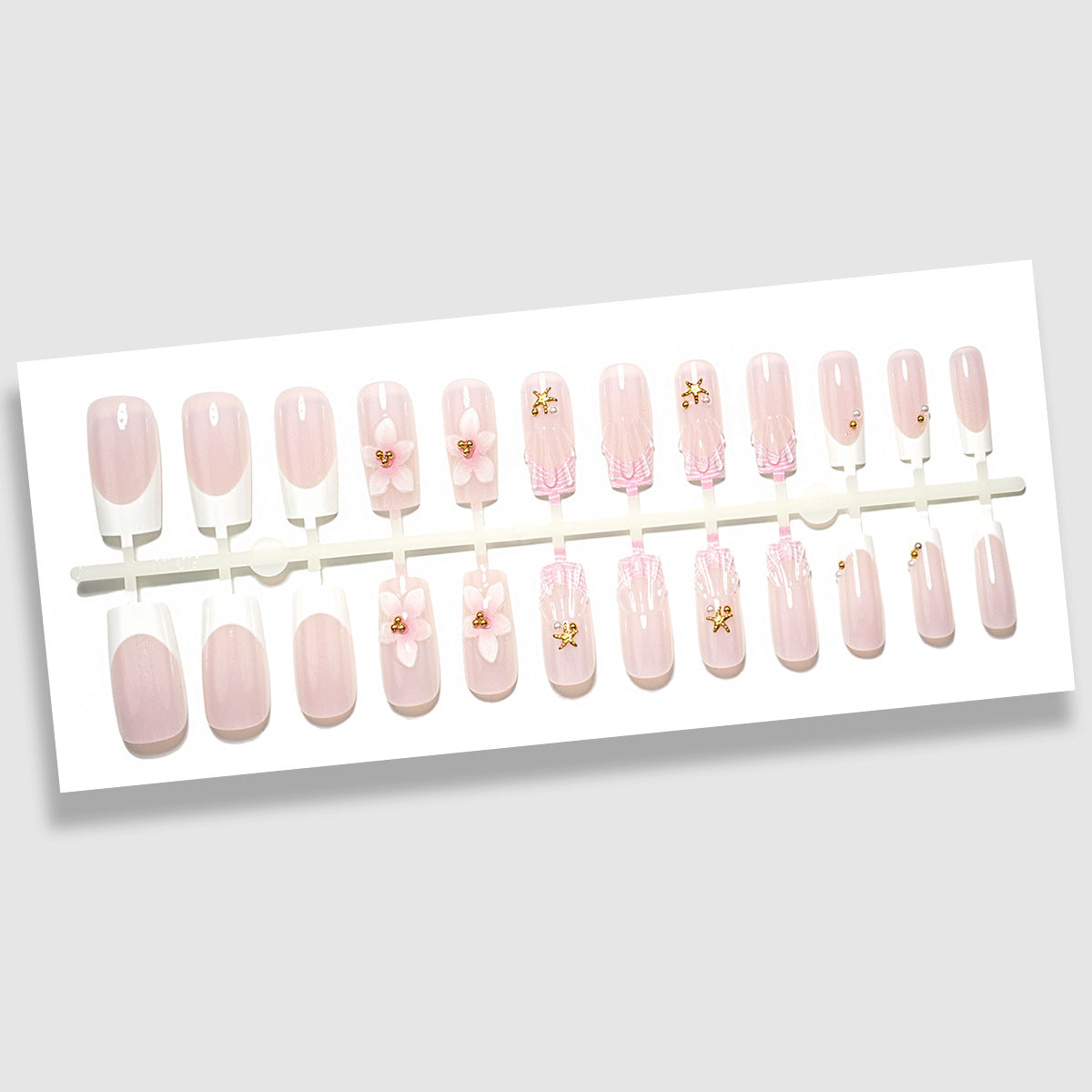 Artistic Press-On Nail Kit with Gel and Nail File — product view 4