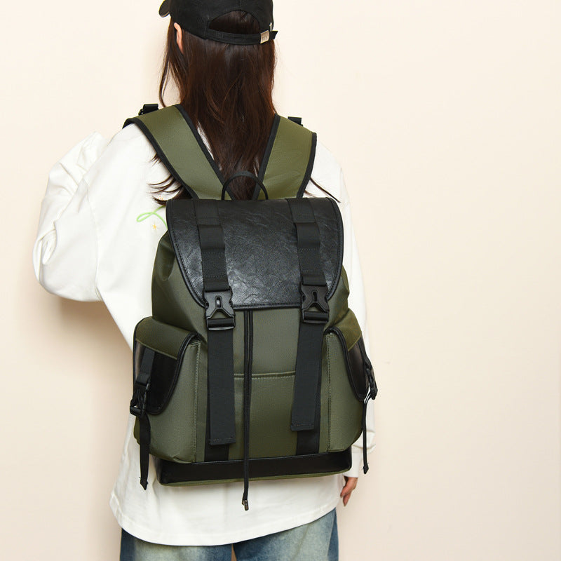 Stylish Rolltop Backpack LoungeYard — product view 2
