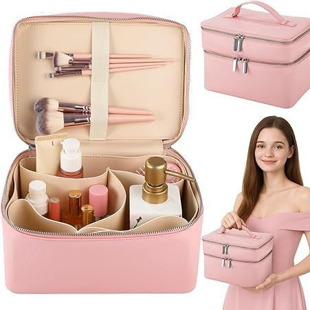 Cosmetic storage case with removable compartments LoungeYard — product view 3