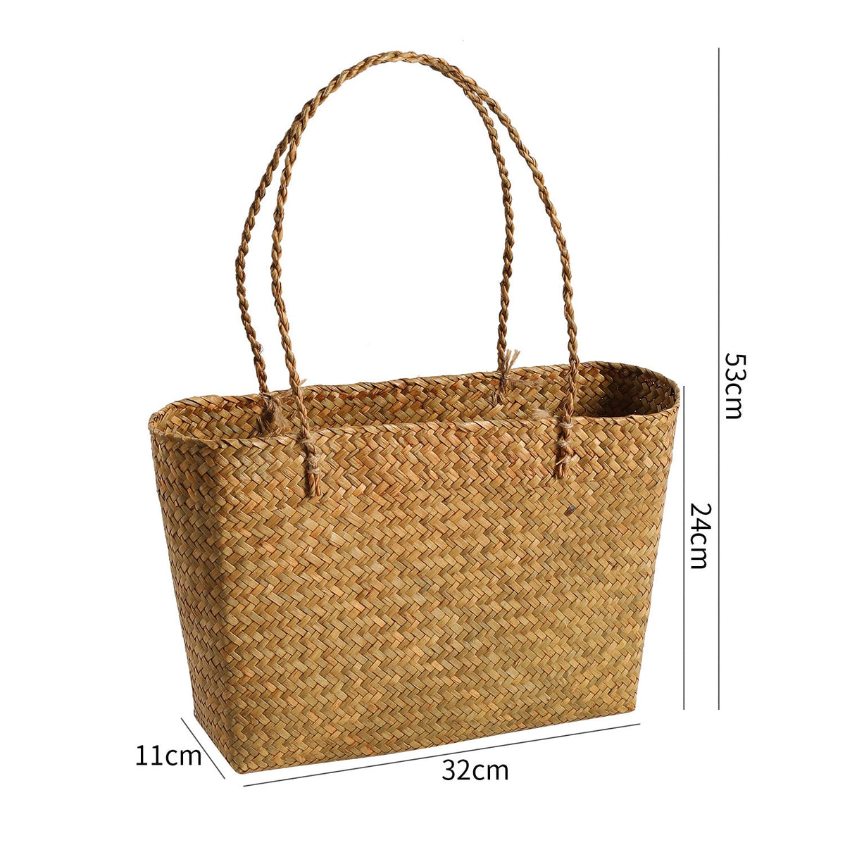 Extra-Large Handwoven Tote Bag LoungeYard — product view 7