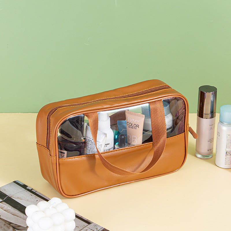 Cosmetic bag with transparent compartments LoungeYard — product view 4