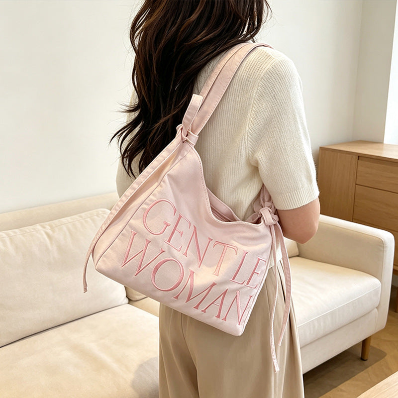 Stylish Satin Bucket Bag LoungeYard — product view 3