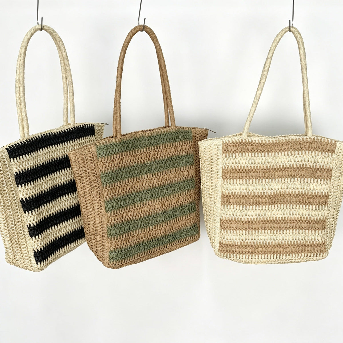 Designer bag with graphic striped pattern LoungeYard — product view 3