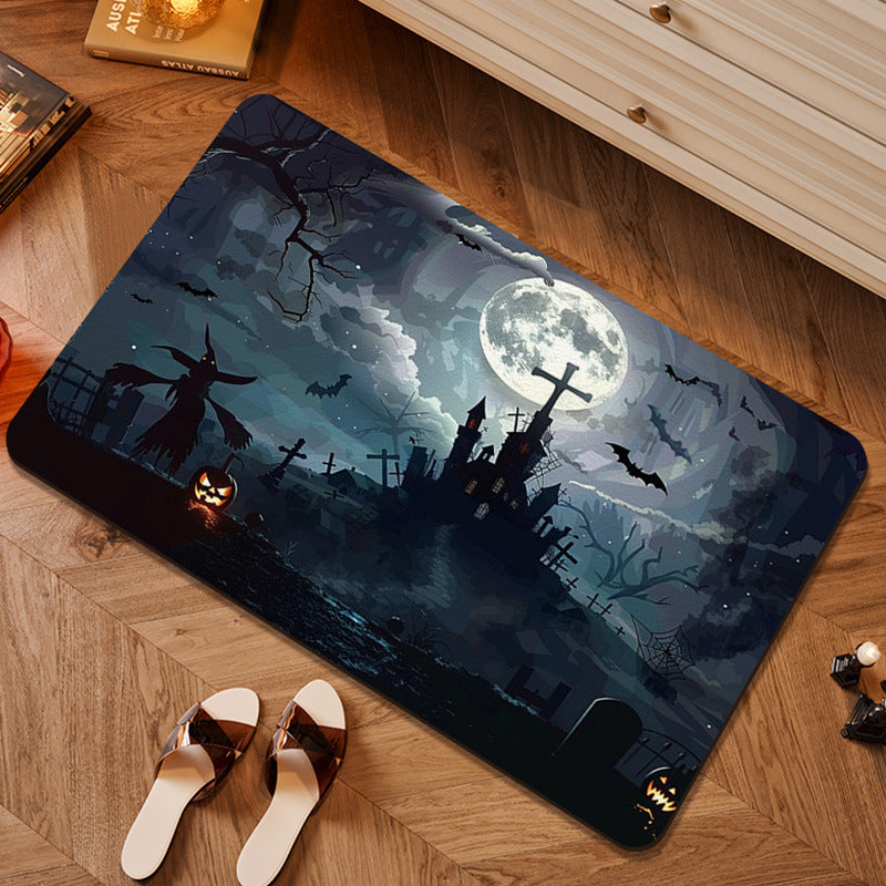 Halloween-Themed Indoor Area Mat Bowlift — product view 7