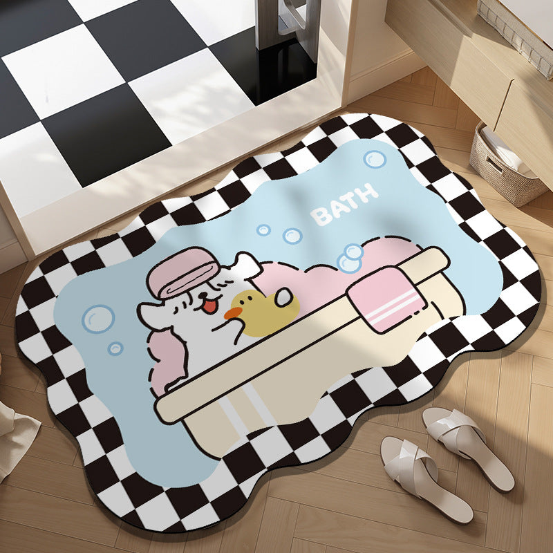 Cartoon-Themed Bath Mat — product view 6