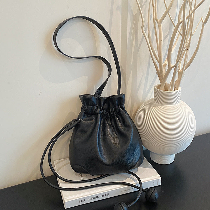 WoStylish Drawstring Bucket Handbag LoungeYard — product view 4