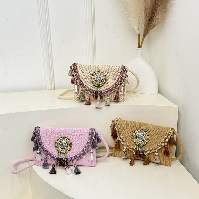 Bohemian Handcrafted Crossbody Bag — product view 5