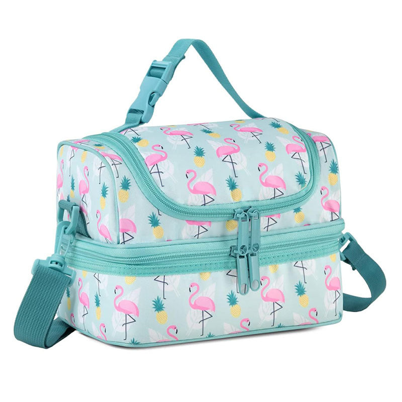 Women insulated cooler bag with double compartment design LoungeYard — product view 6