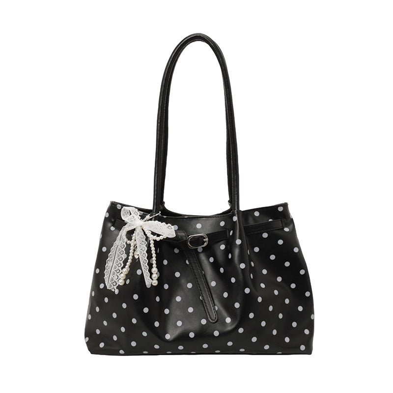 WoChic Polka Dot Tote Bag LoungeYard — product view 5