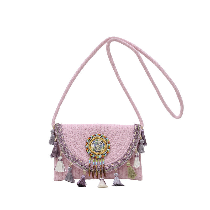 Bohemian Handcrafted Crossbody Bag — product view 3