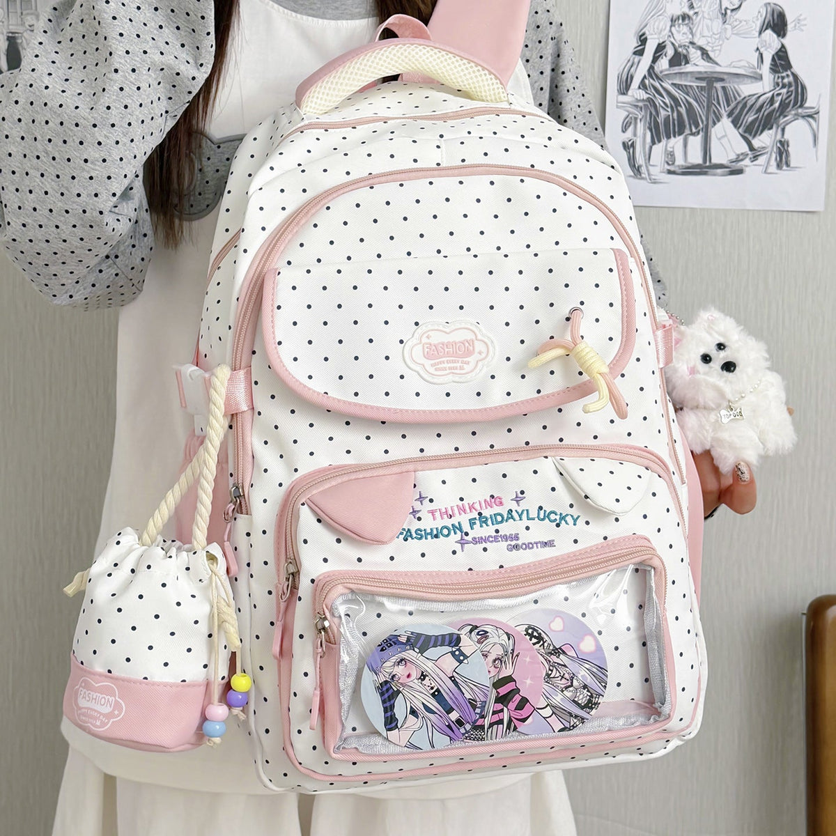 Fun Character-Themed School Backpack LoungeYard — product view 3