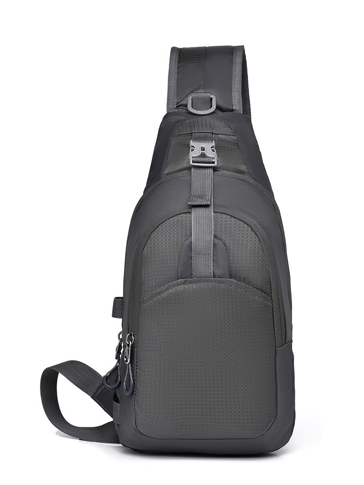 Sling backpack with comfortable back padding and many compartments LoungeYard — product view 6