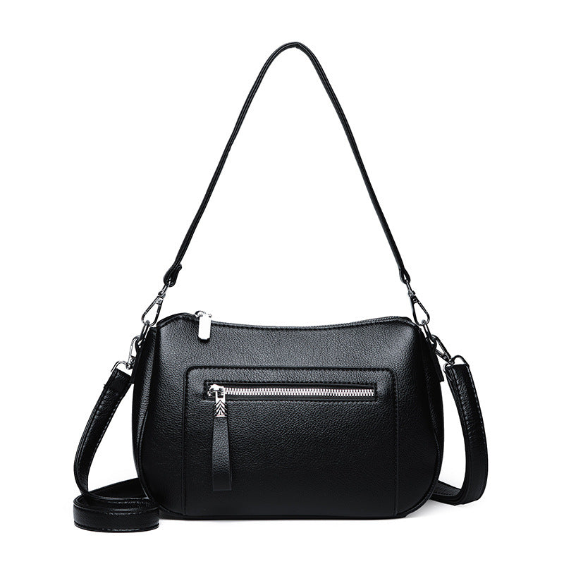 Casual Leather Crossbody Bag LoungeYard — product view 7