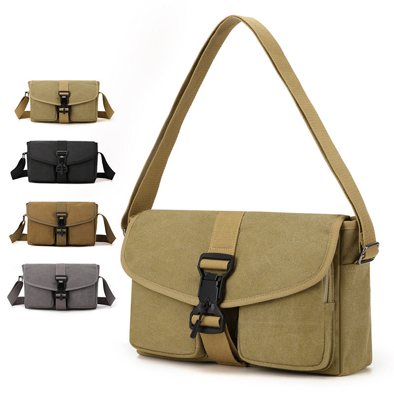 Versatile Canvas Crossbody Bag LoungeYard — product view 2