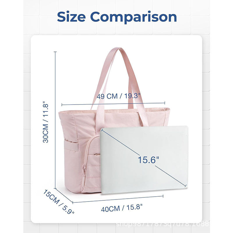 Spacious shopping bag with insulating pockets LoungeYard — product view 2