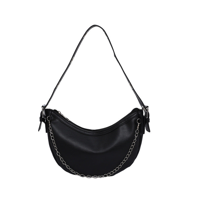 Modern Chain-Handled Hobo Bag LoungeYard — product view 5
