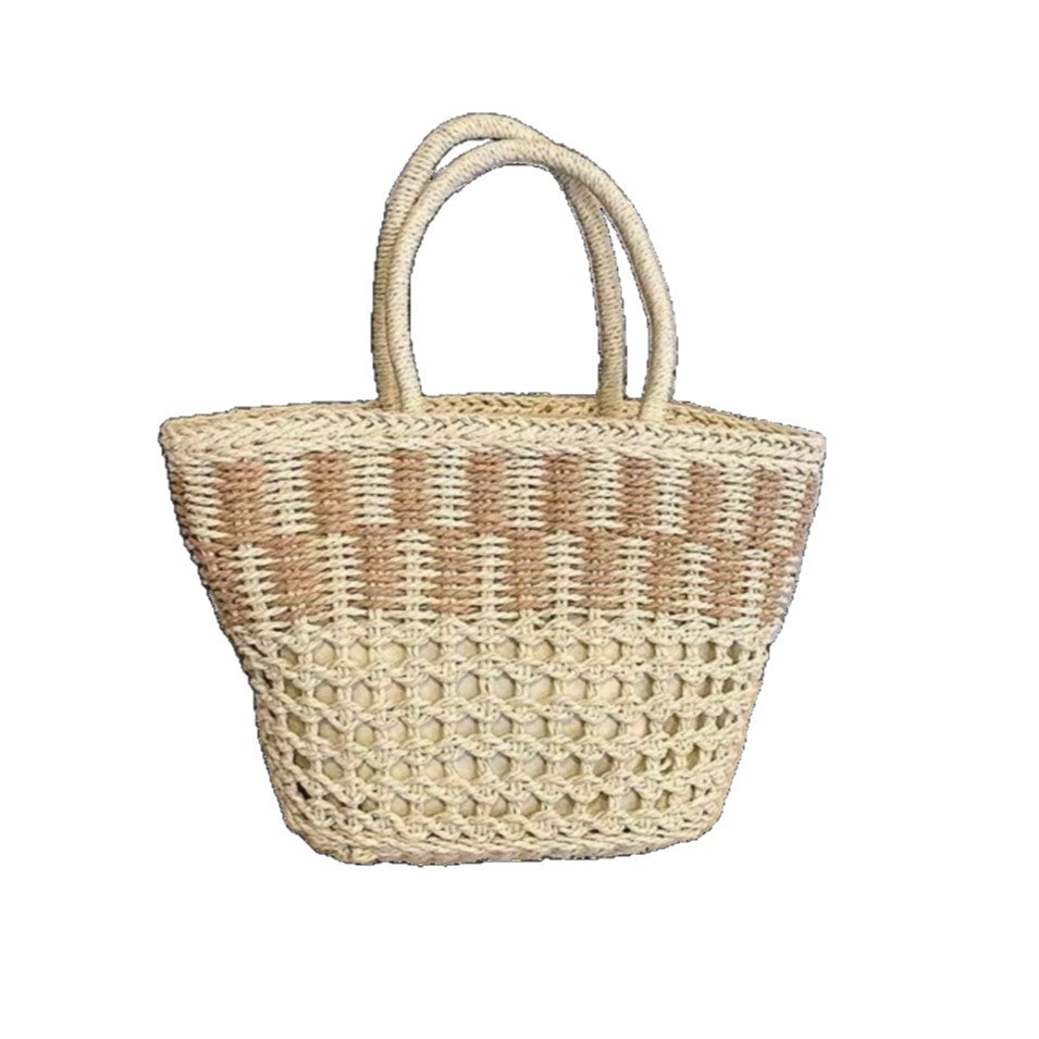 Handbag Made of Woven Natural Material with Airy Structure LoungeYard — product view 4