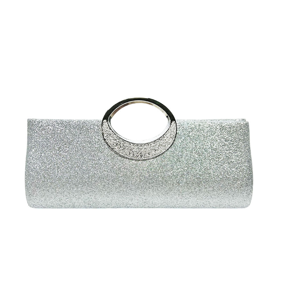 Sparkling Rhinestone-Accented Evening Clutch — product view 5