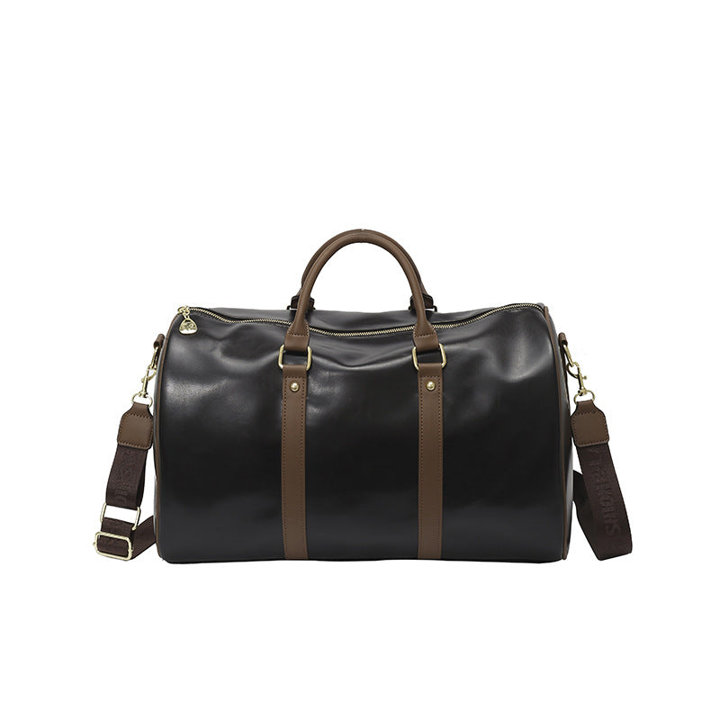 Premium Leather Travel Duffle Bag LoungeYard — product view 7
