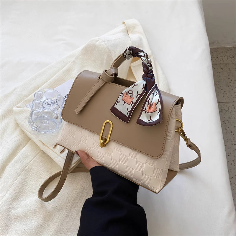 Chic Structured Handheld Satchel LoungeYard — product view 6