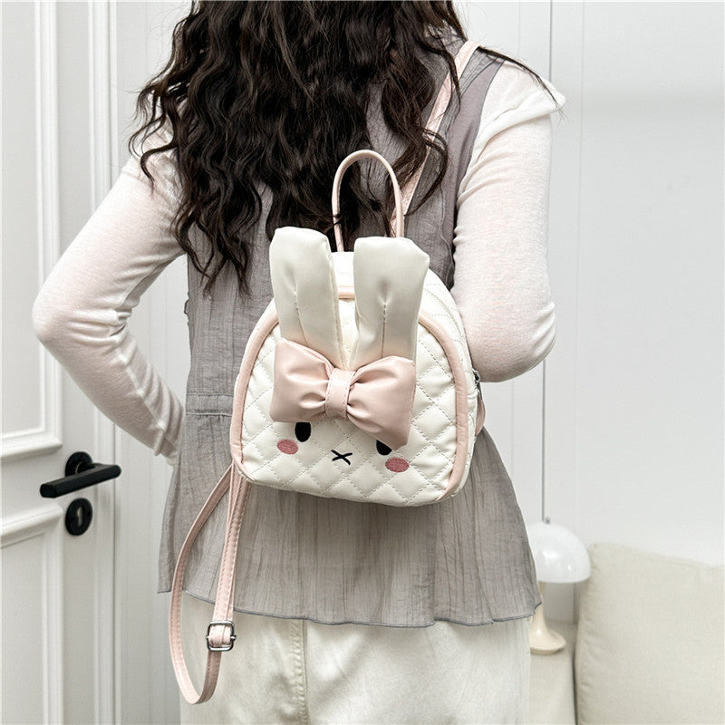 Cute Bunny-Themed Mini Backpack LoungeYard — product view 3