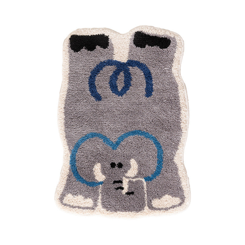 Gorilla-shaped bath mat with non-slip bottom LoungeYard — product view 5