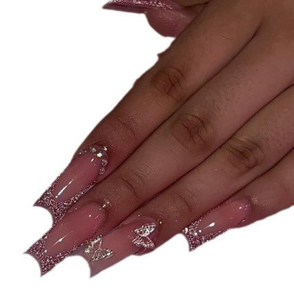 Glittery Stiletto Nail Extensions — product view 4